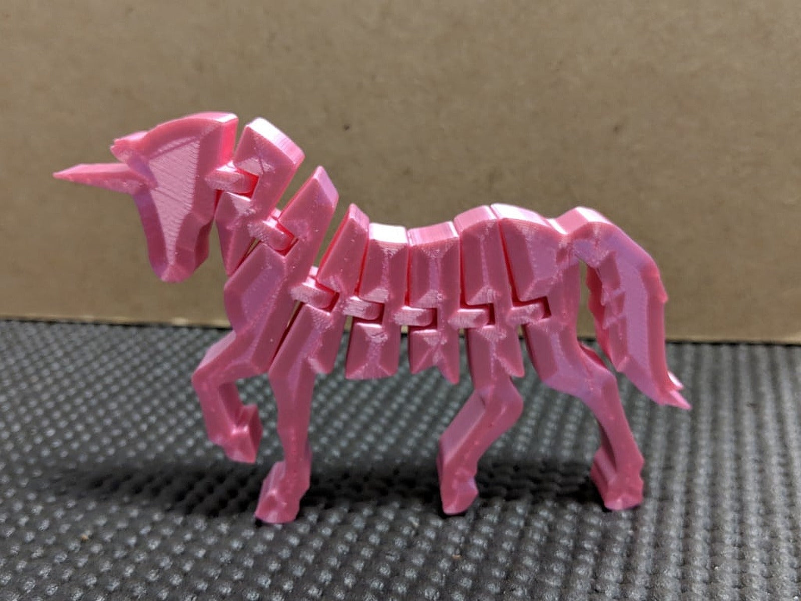 Flexi Unicorn (Single Extrusion) – 3D Baskı Modeli
