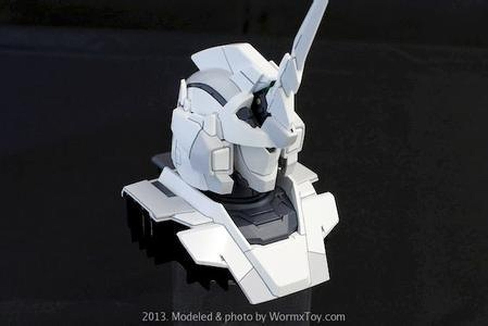 open source:1/48 gundam unicorn bust – 3D Baskı Modeli