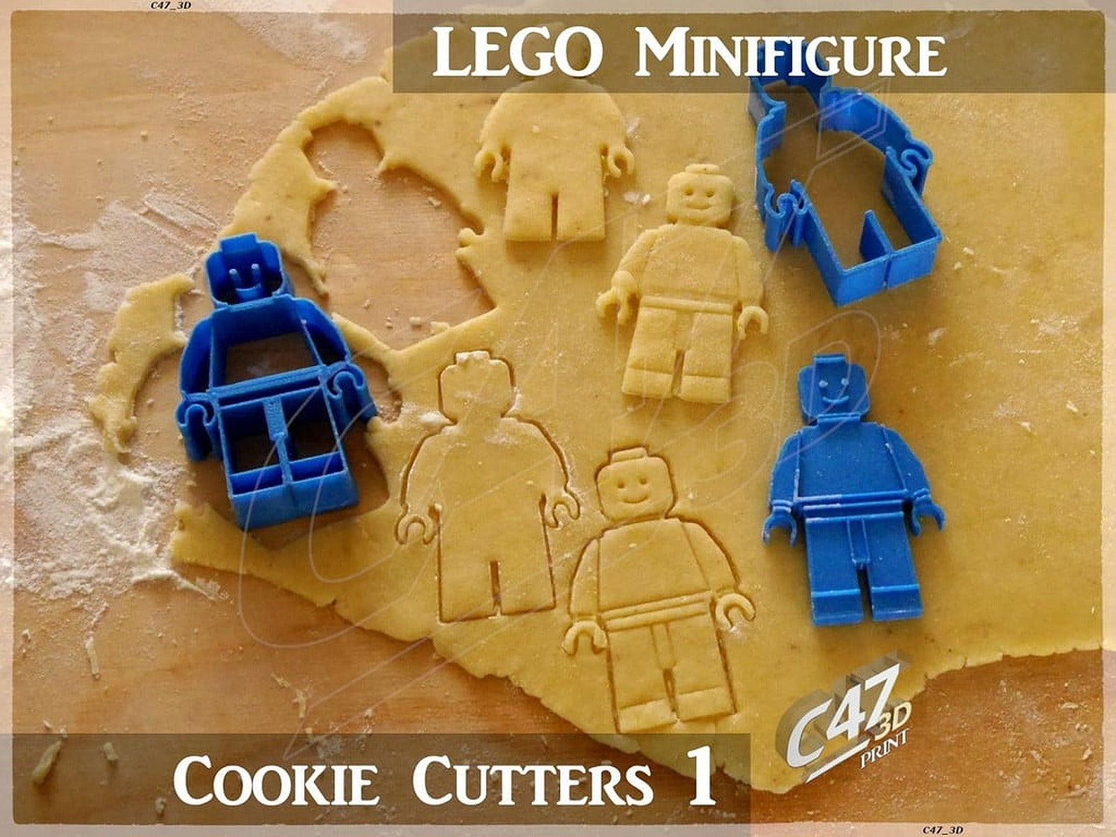 Lego Minifigure Cookie Cutters Set 1 – 3D Baskı Modeli