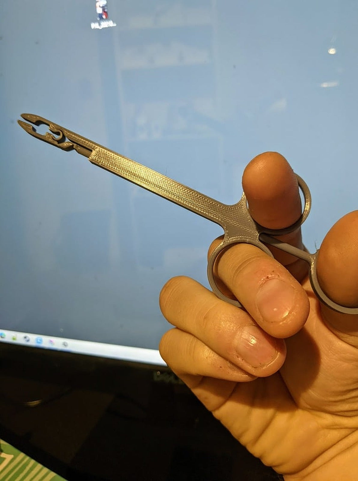 print in place long reach grabber – 3D Baskı Modeli