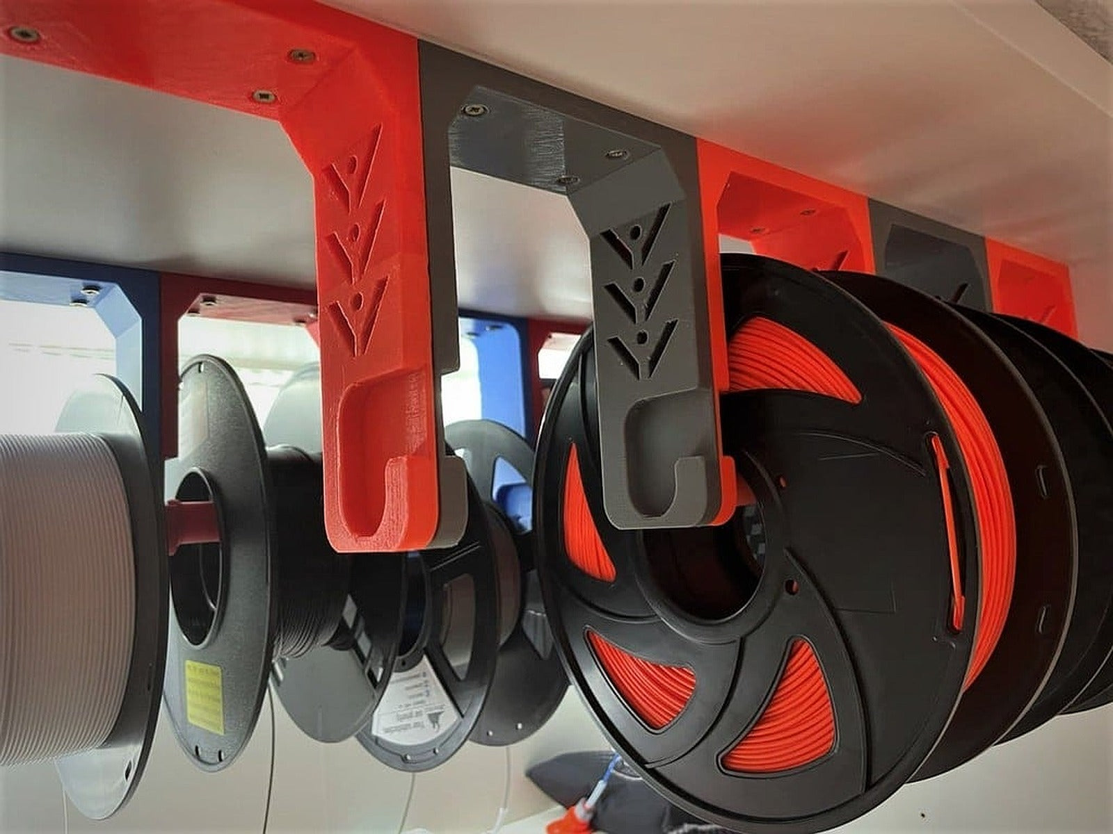 Soporte bokutu/düzenleyicia platsa (techo y suelo) - Filament spool stand (2models) – 3D Baskı Modeli