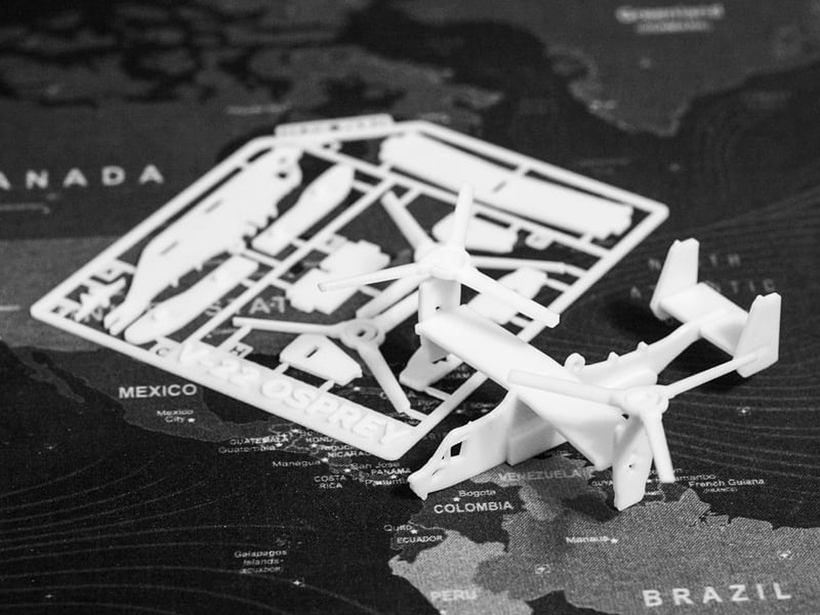 V-22 Osprey Kit Card – 3D Baskı Modeli