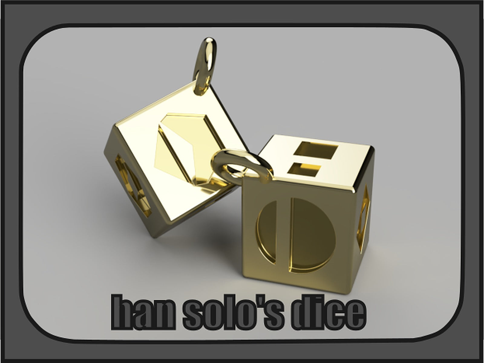 Han solo's dice (Star wars) – 3D Baskı Modeli