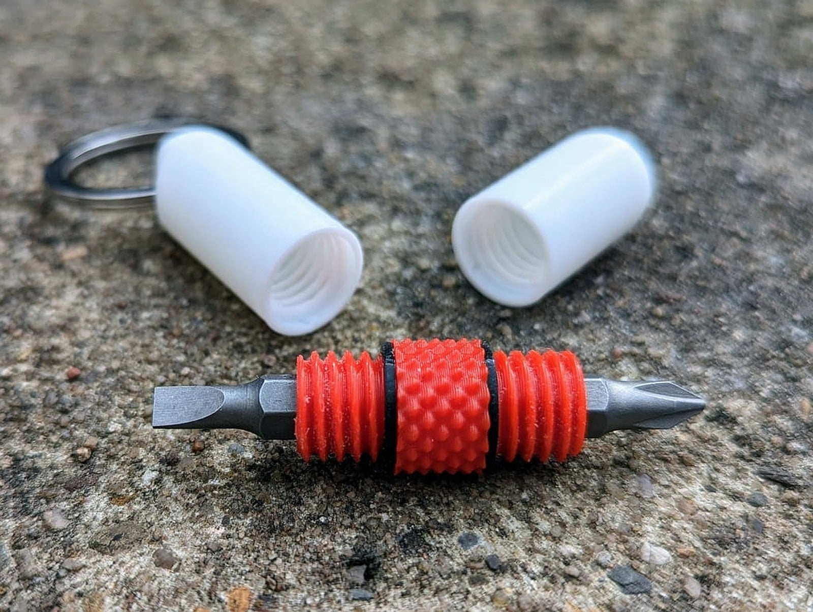 Mini Double Bit Driver anahtarlık – 3D Baskı Modeli