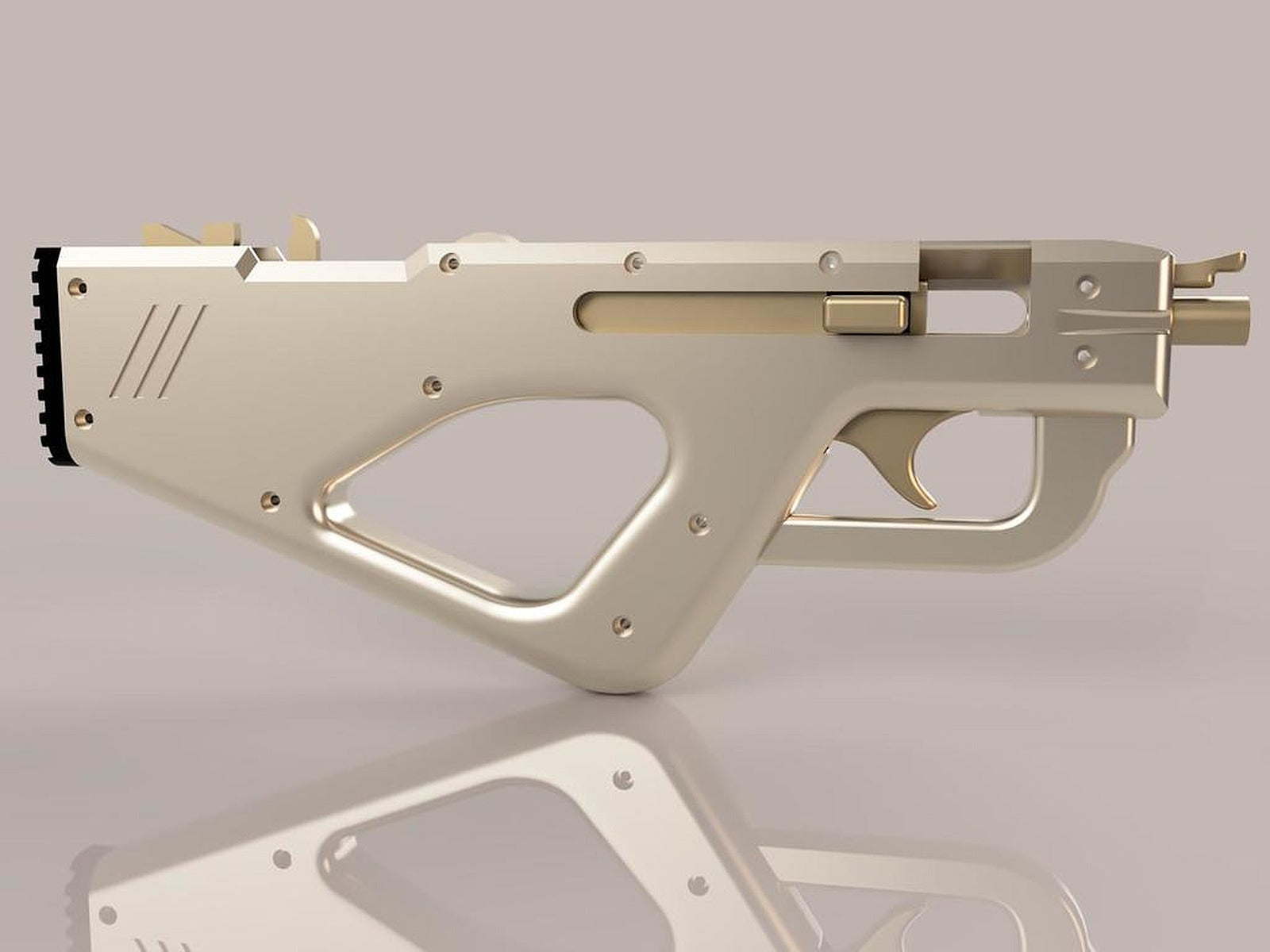 Full Auto Rubber Band SMG - V6 – 3D Baskı Modeli