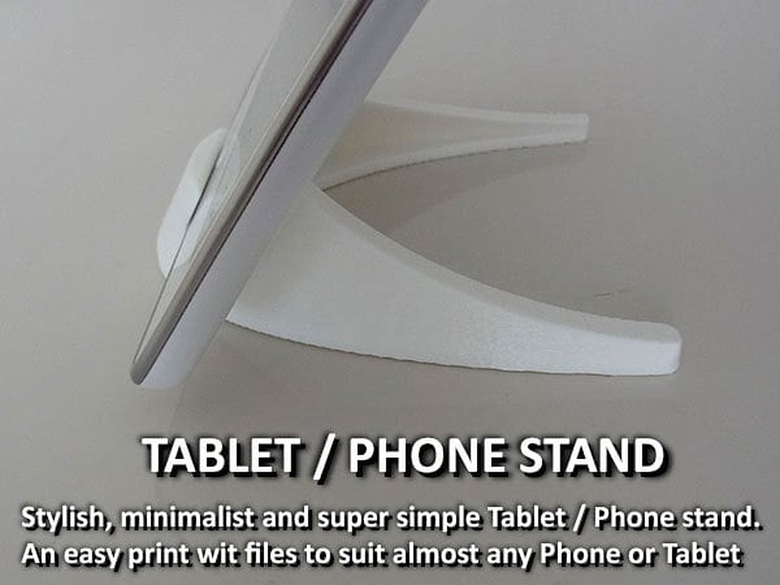 Tablet / telefon stand – 3D Baskı Modeli