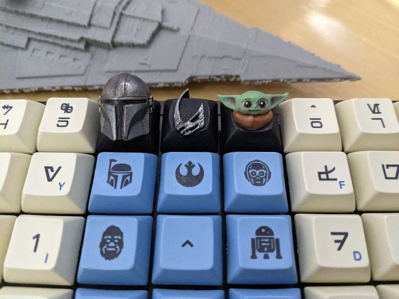 The Mandalorian Keycap – 3D Baskı Modeli