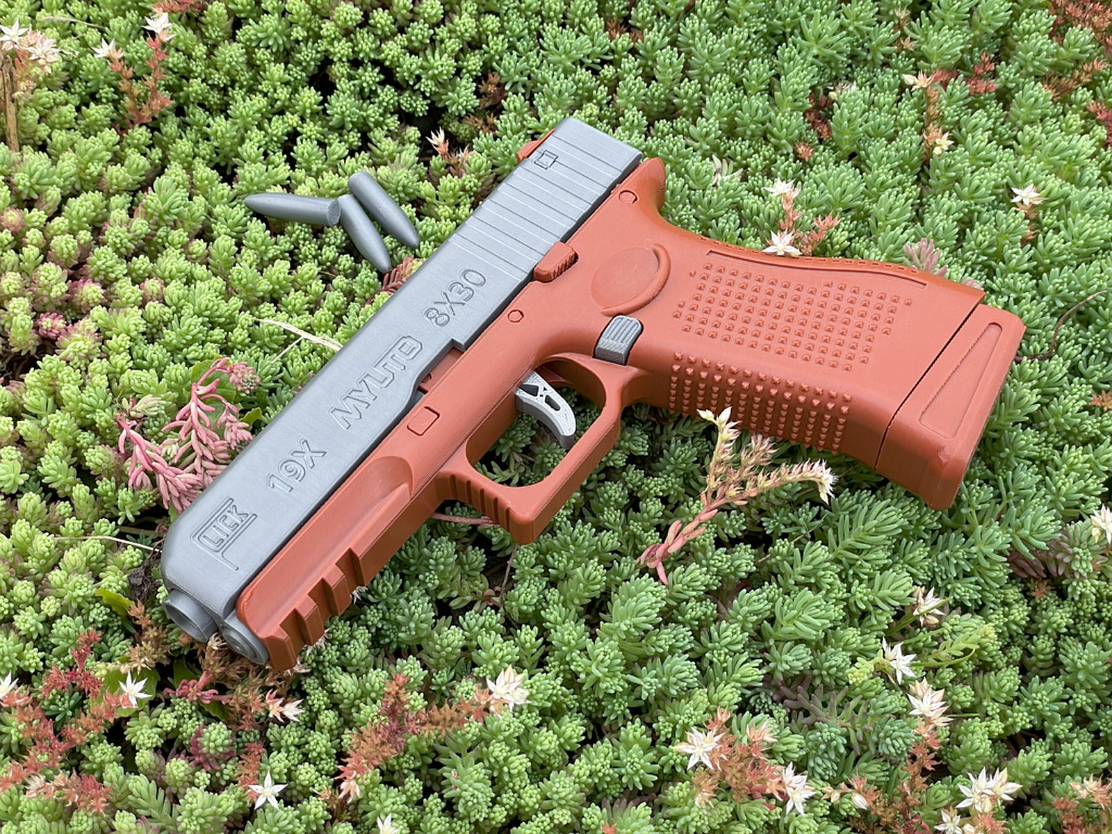 Myuto Flick 19X - Working Toy Gun (Rubber bands slingshot-like gun) – 3D Baskı Modeli