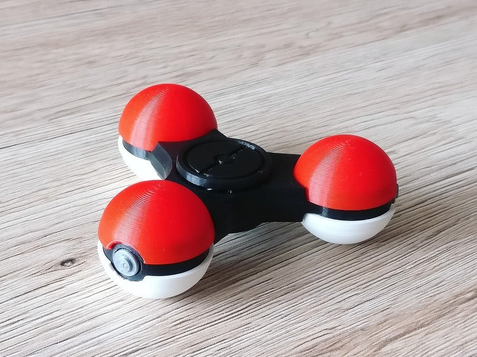 PokeSpinner - The Pokeball Fidget Spinner – 3D Baskı Modeli