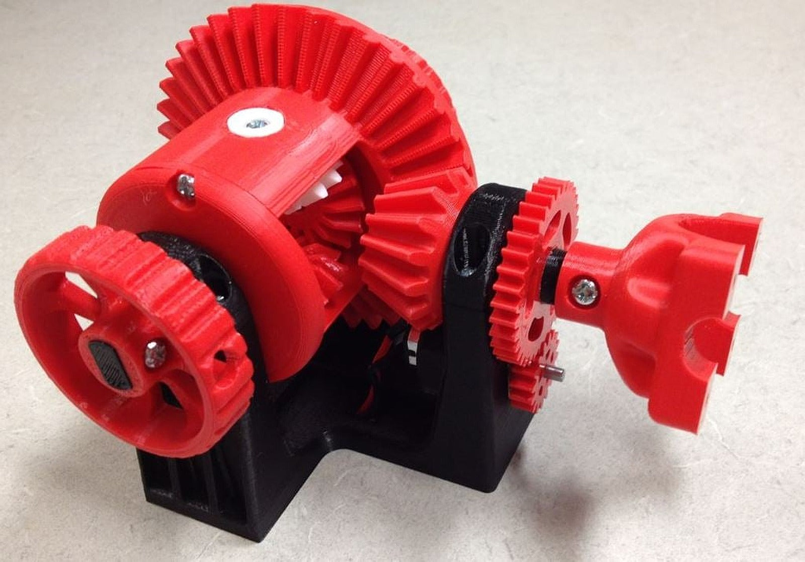 Functional Differential Gear System – 3D Baskı Modeli