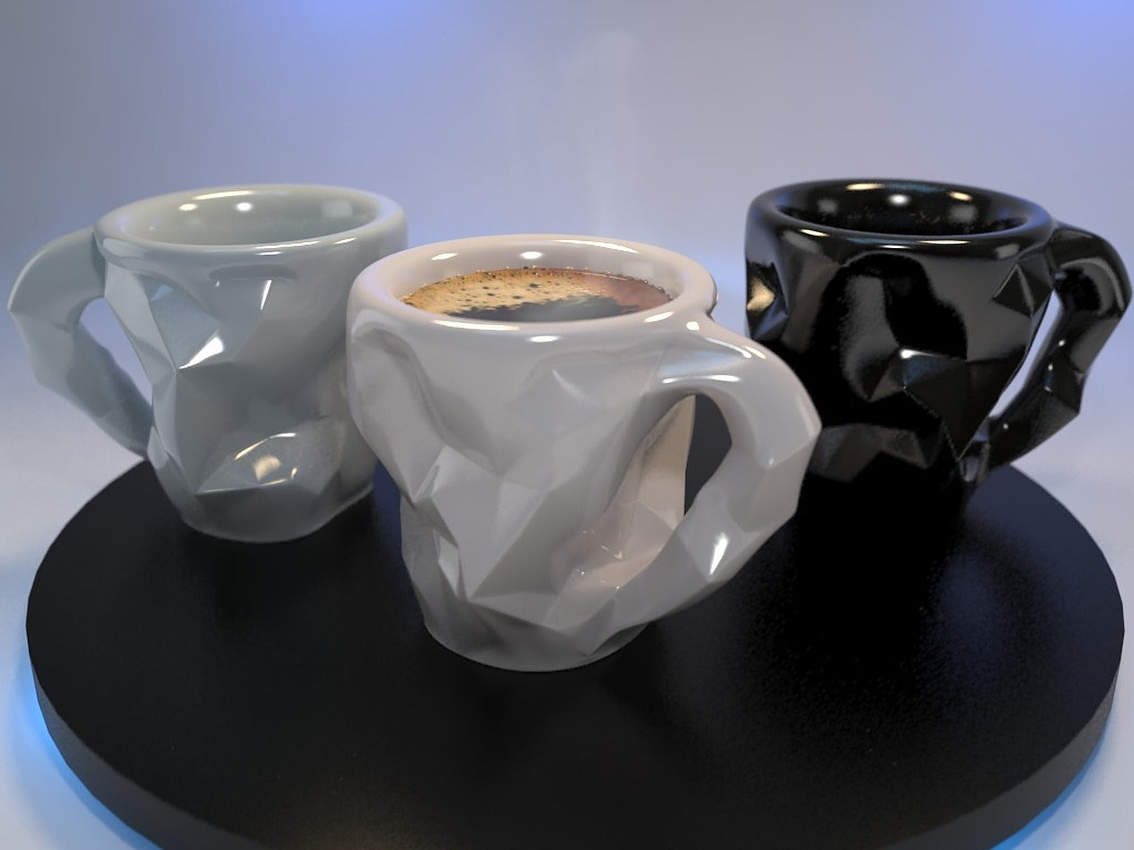 Crushed Espresso cup – 3D Baskı Modeli