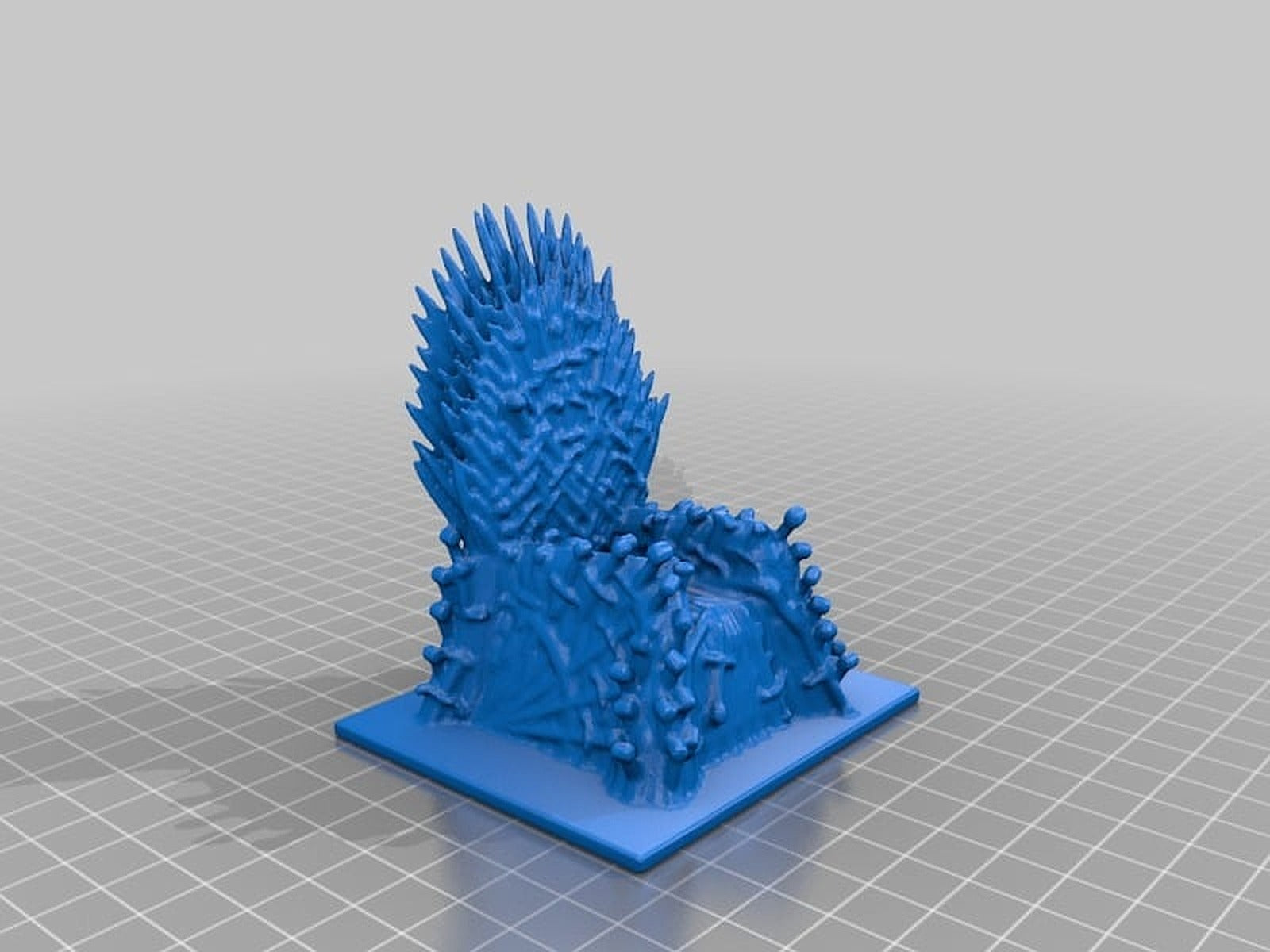 Iron Throne – 3D Baskı Modeli