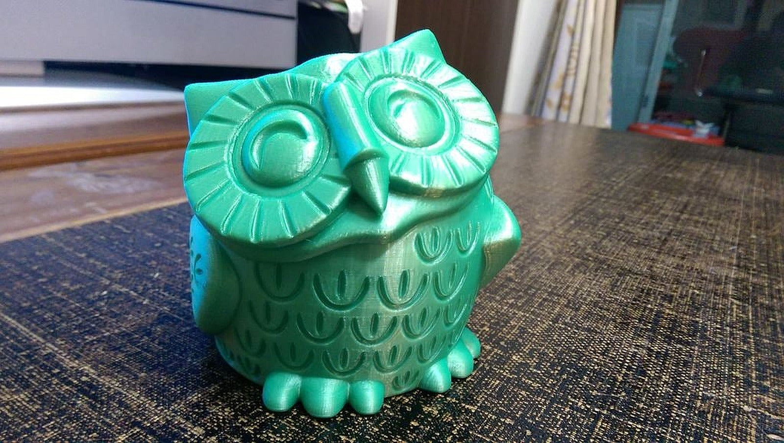 Smiling Owl saksı – 3D Baskı Modeli