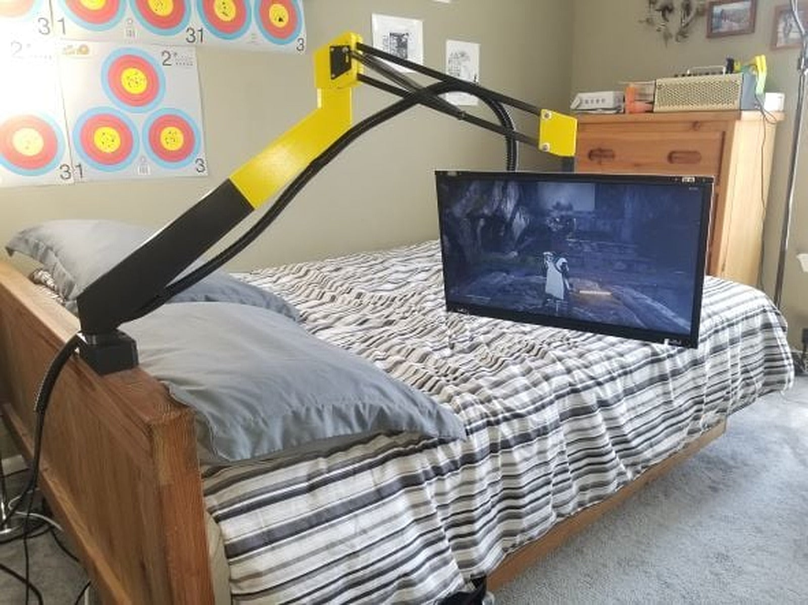 Ergonomic Monitor Arm – 3D Baskı Modeli