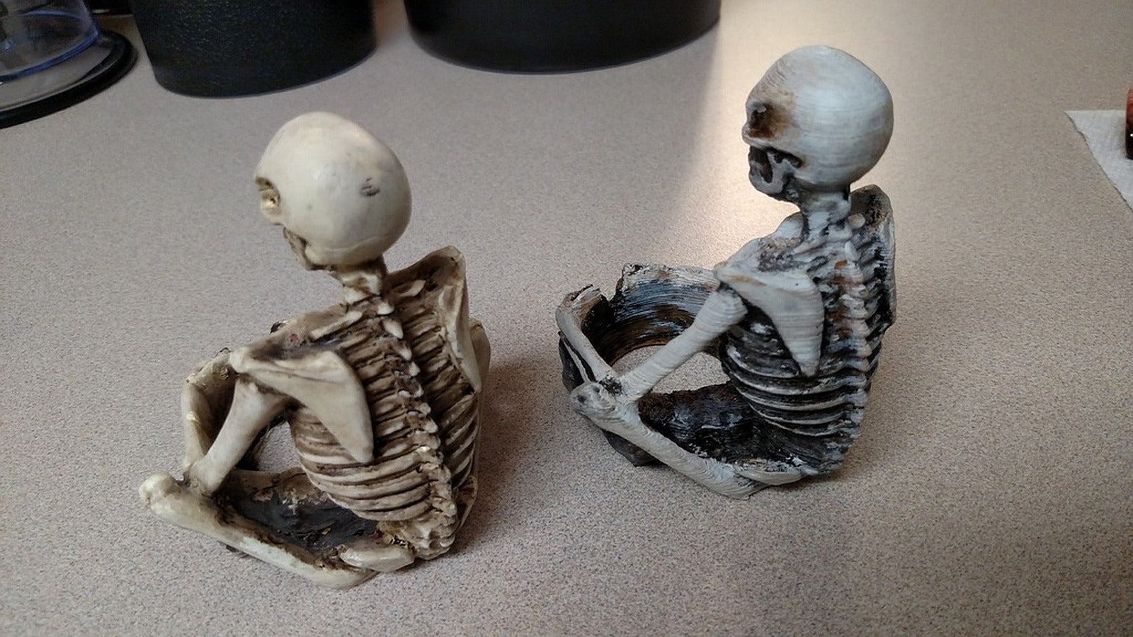 Skeleton Candle stand – 3D Baskı Modeli