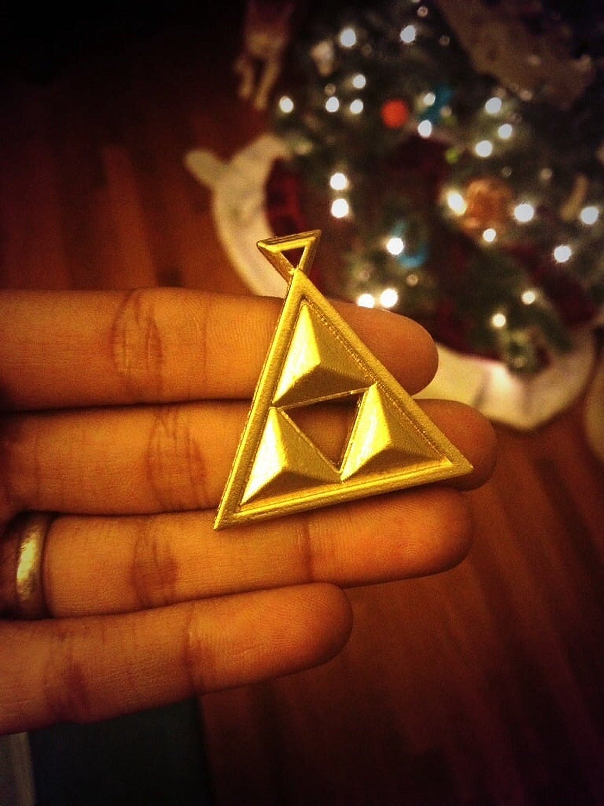 Fancy Triforce Pendant – 3D Baskı Modeli