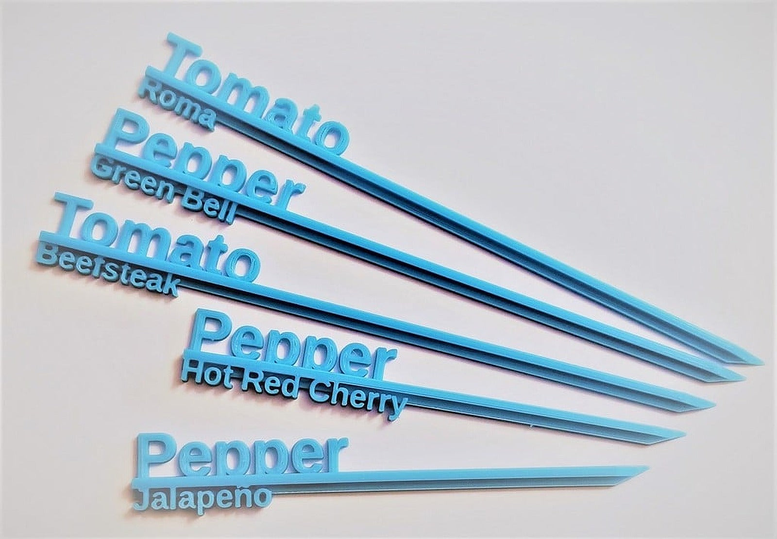 Customizable Nursery Garden Plant Tag / Label Stake with subtext – 3D Baskı Modeli