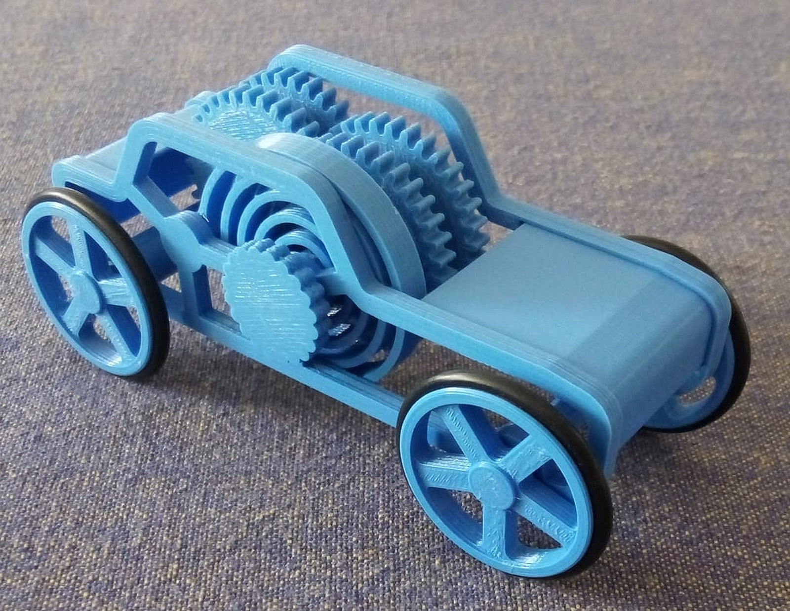 Windup motor Car toy – 3D Baskı Modeli