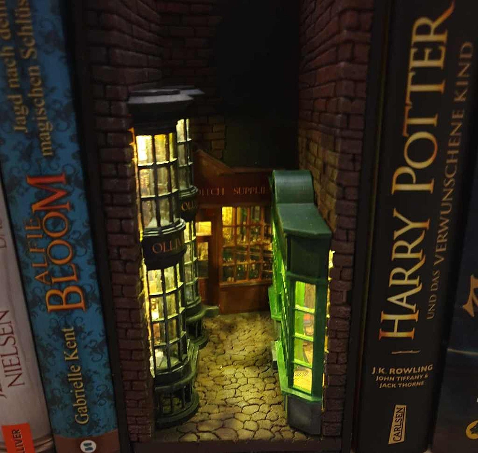 book nook Diagon Alley Harry Potter – 3D Baskı Modeli