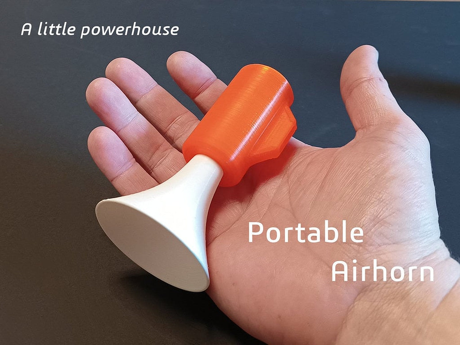 Portable Airhorn – 3D Baskı Modeli