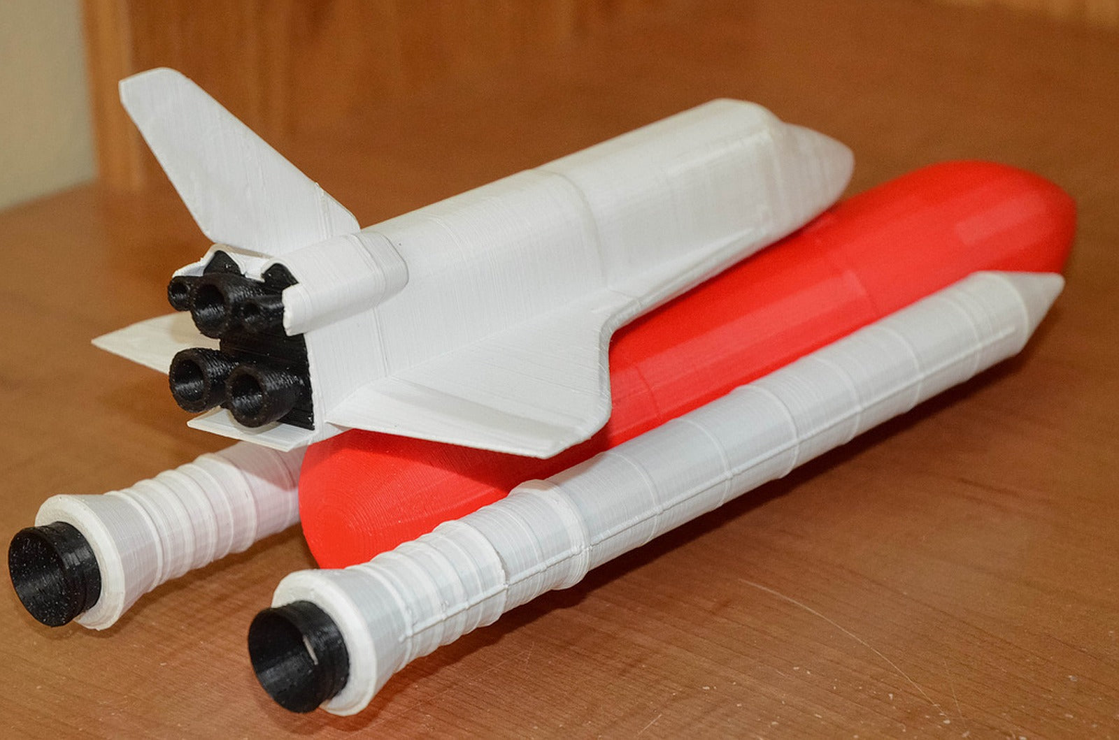 Space Shuttle on launch pad – 3D Baskı Modeli