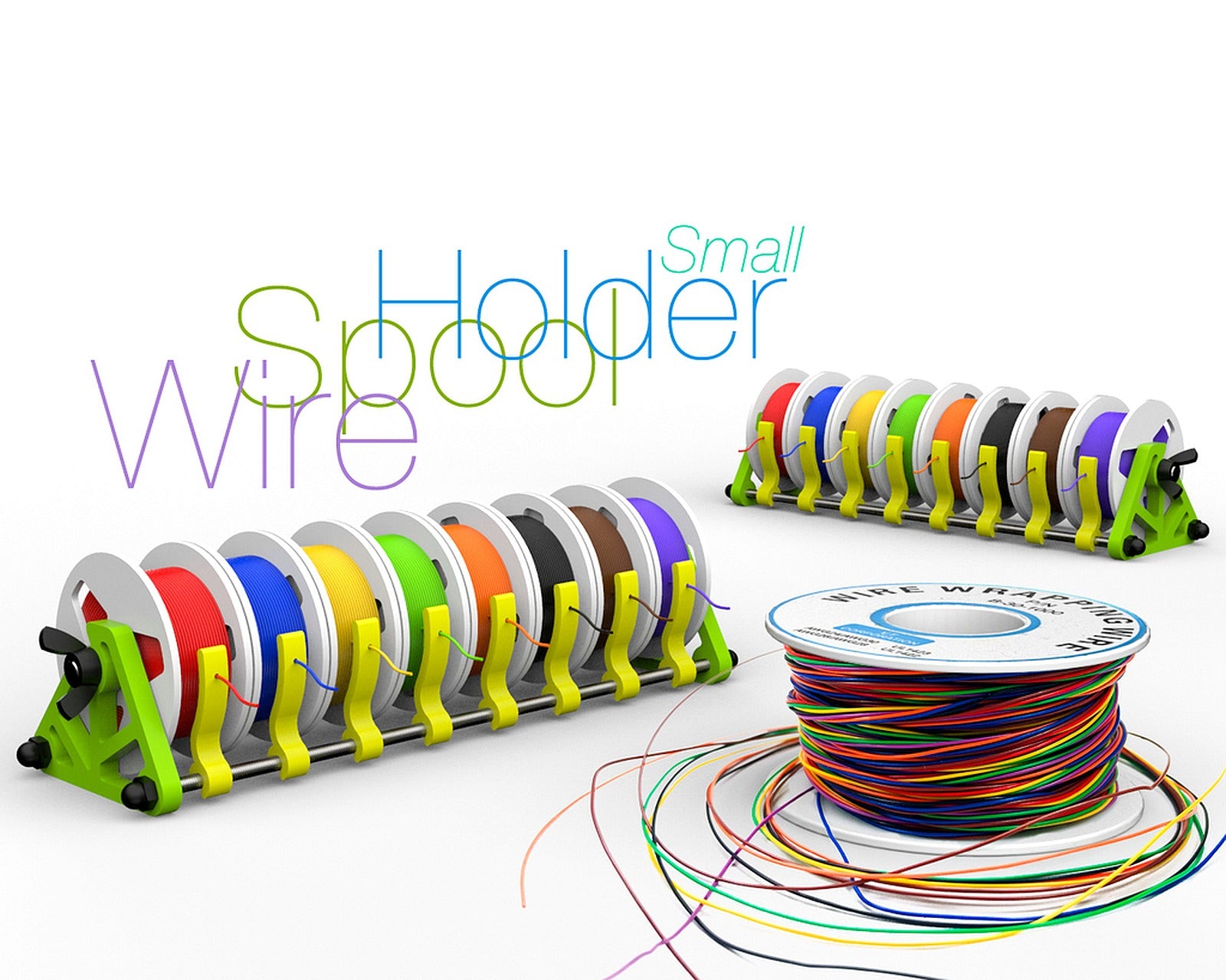 Wire Spool stand Small – 3D Baskı Modeli