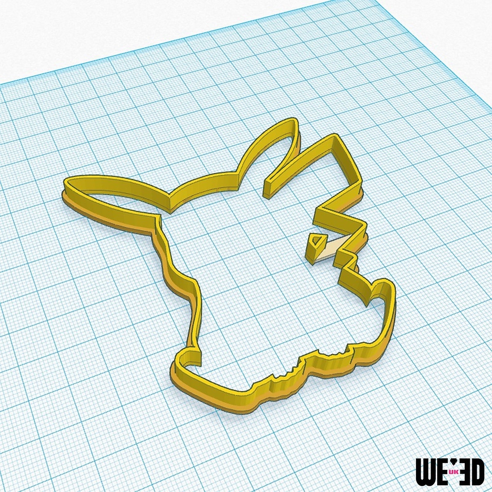 Pokemon - Pikachu Cookie Shape Cutter – 3D Baskı Modeli