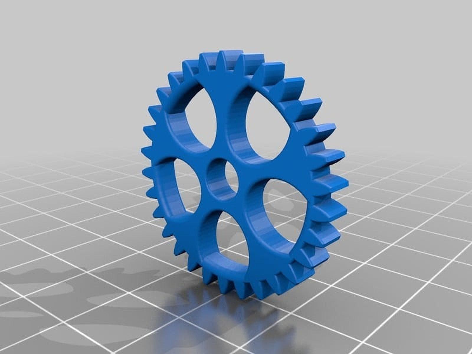 Fidget Gear Keyring – 3D Baskı Modeli