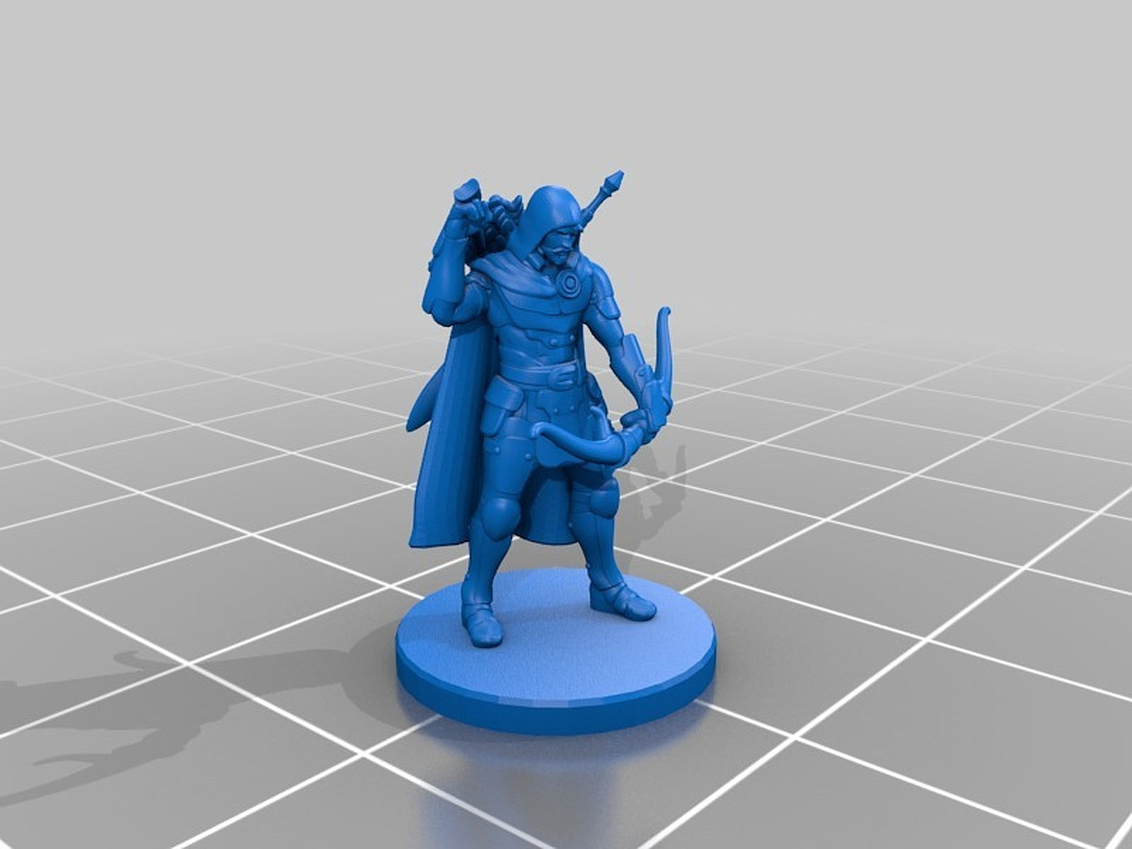 Human Ranger Miniature – 3D Baskı Modeli