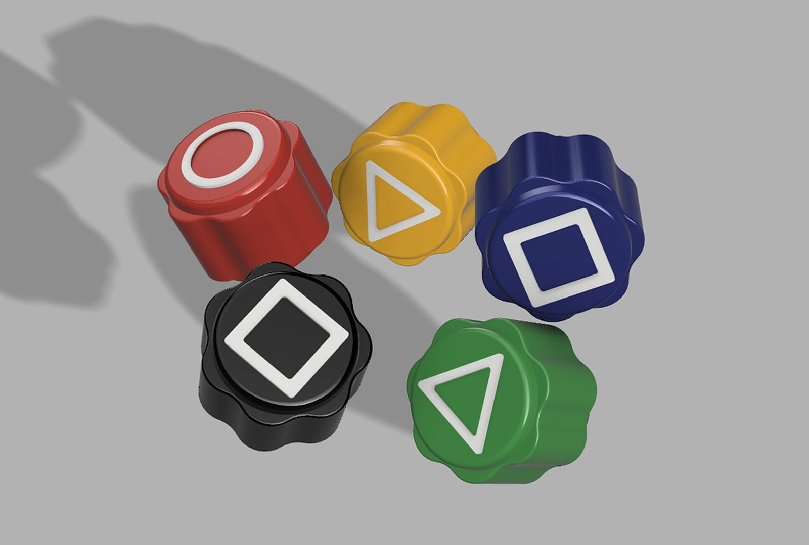 Squid Game Gonggi - Korean Jacks - Osselet Set (Jacks Game) [Updated] – 3D Baskı Modeli