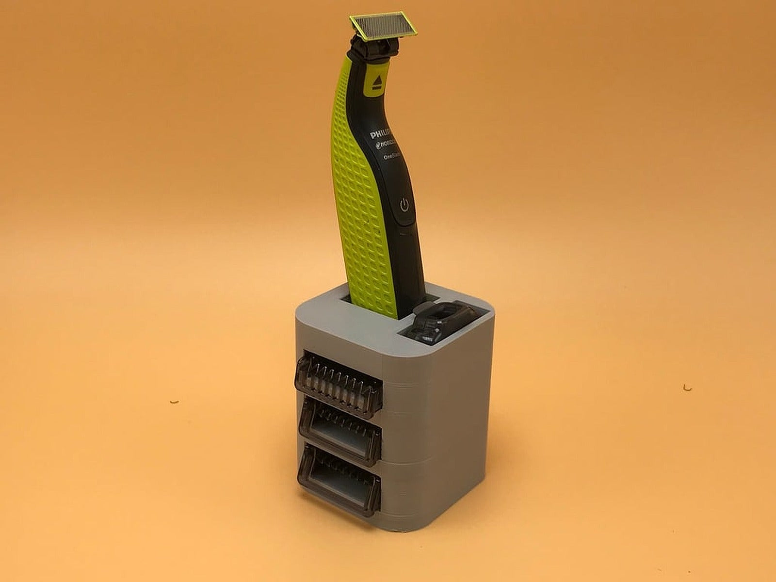 Philips OneBlade stand with kutu/düzenleyici – 3D Baskı Modeli