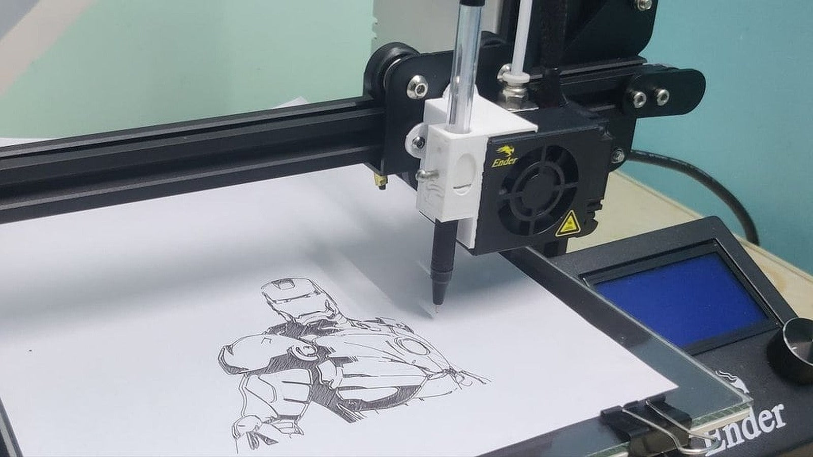 Plotter Addon For Ender 3 Pro – 3D Baskı Modeli