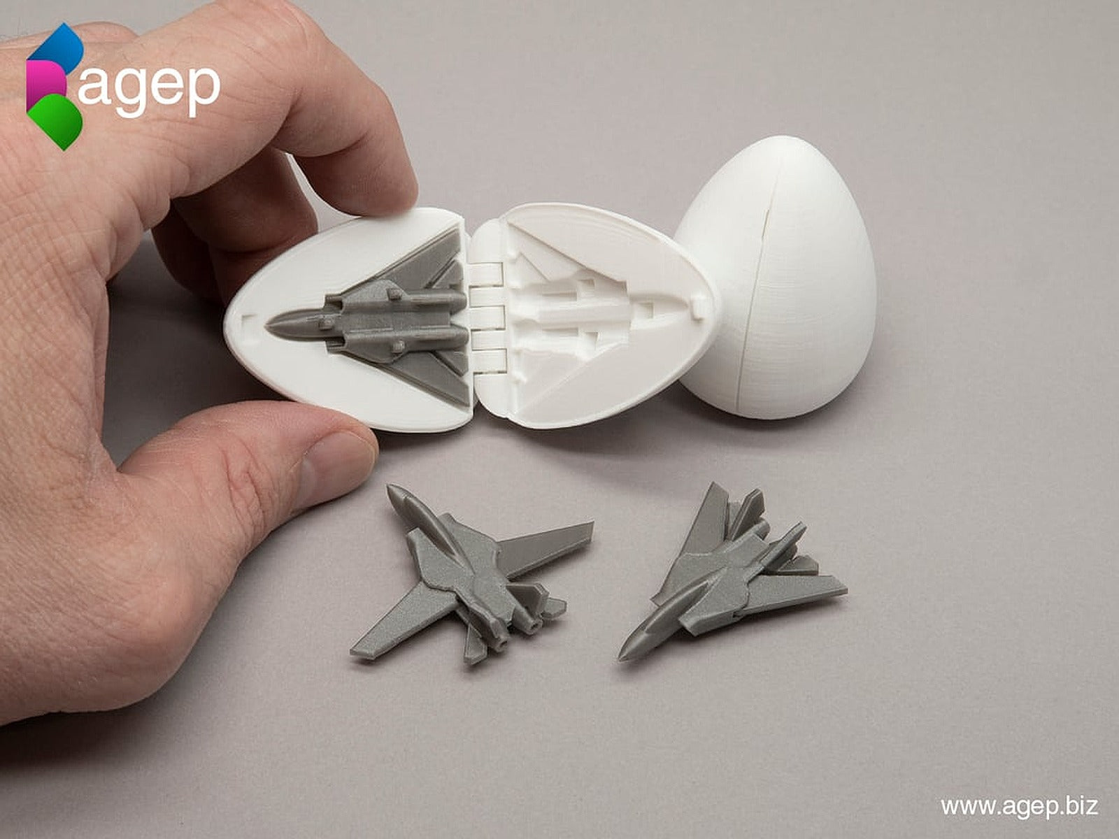 Surprise Egg #6 - Tiny Jet Fighter – 3D Baskı Modeli