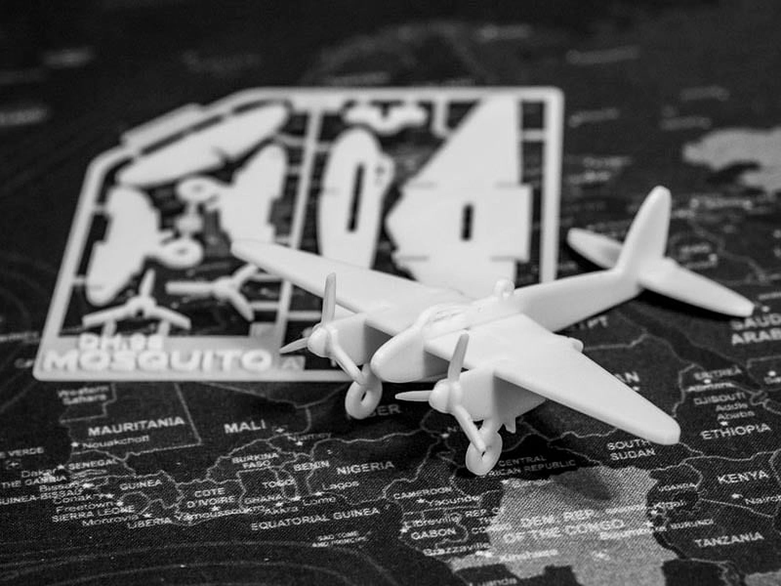 DH.98 Mosquito Kit Card – 3D Baskı Modeli
