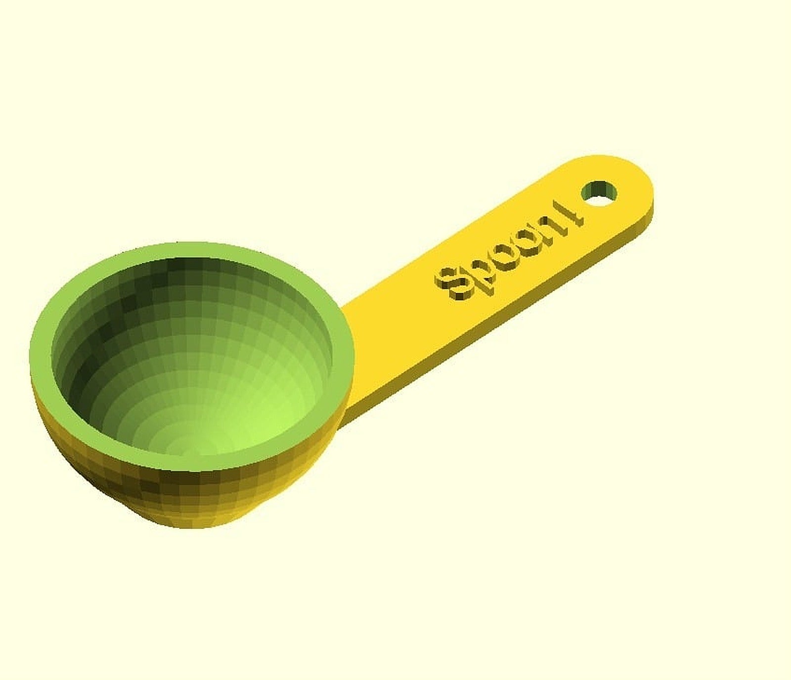 Customizable Measuring Spoons – 3D Baskı Modeli