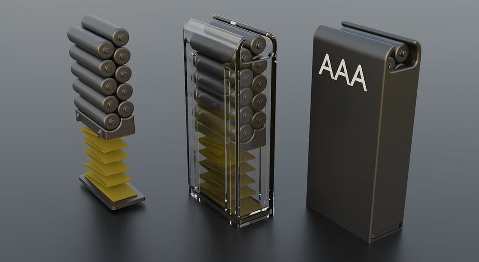 Magazine Battery stand (AAA) – 3D Baskı Modeli