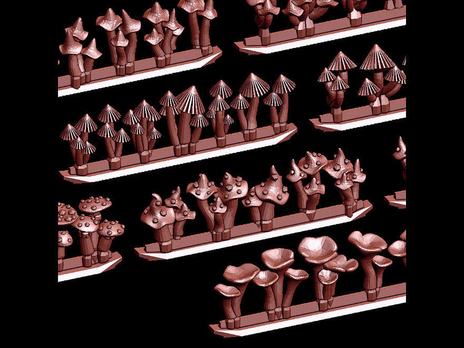 Mushroom Collection – 3D Baskı Modeli