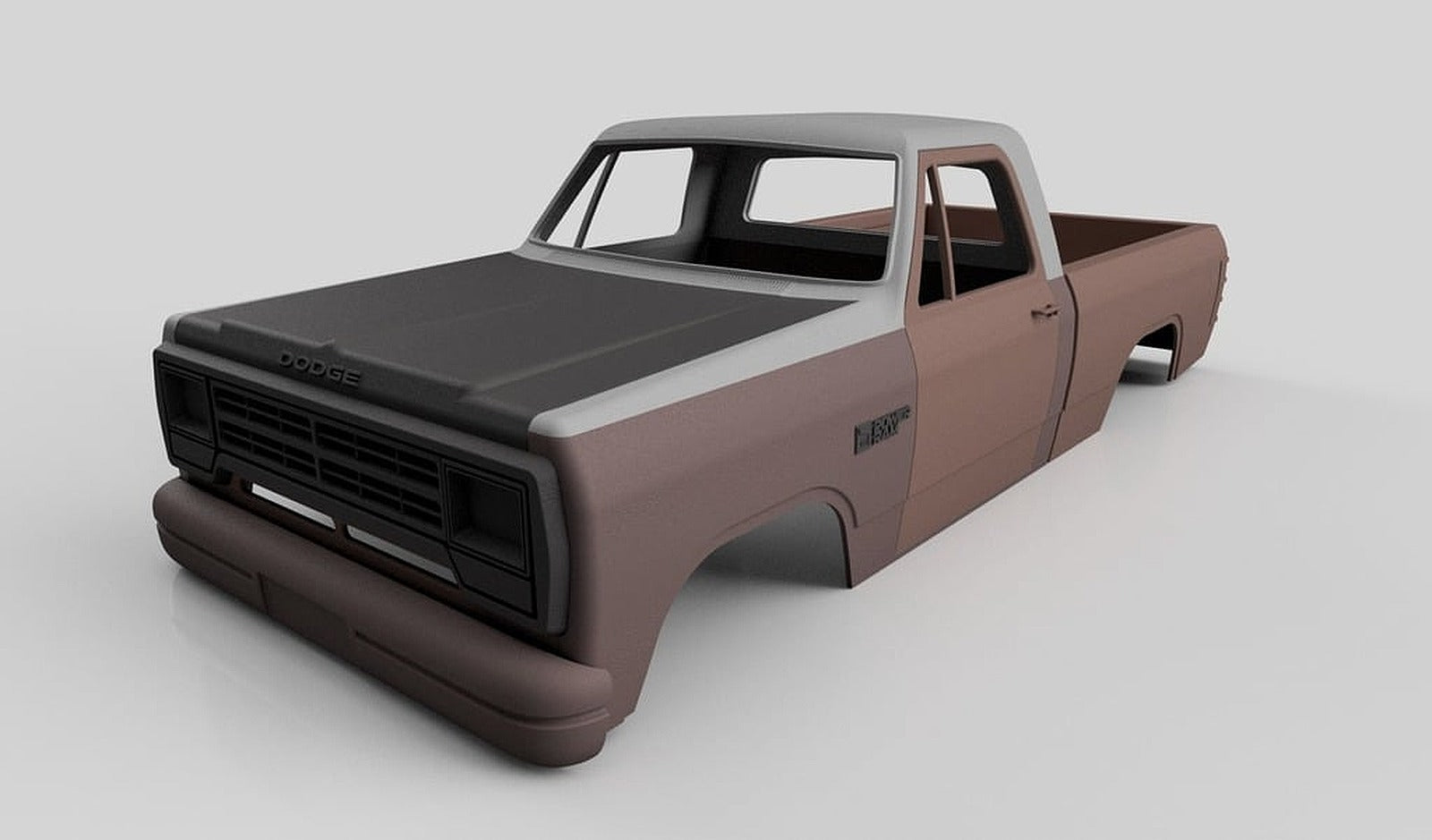 Dodge Ram Late 80s – 3D Baskı Modeli