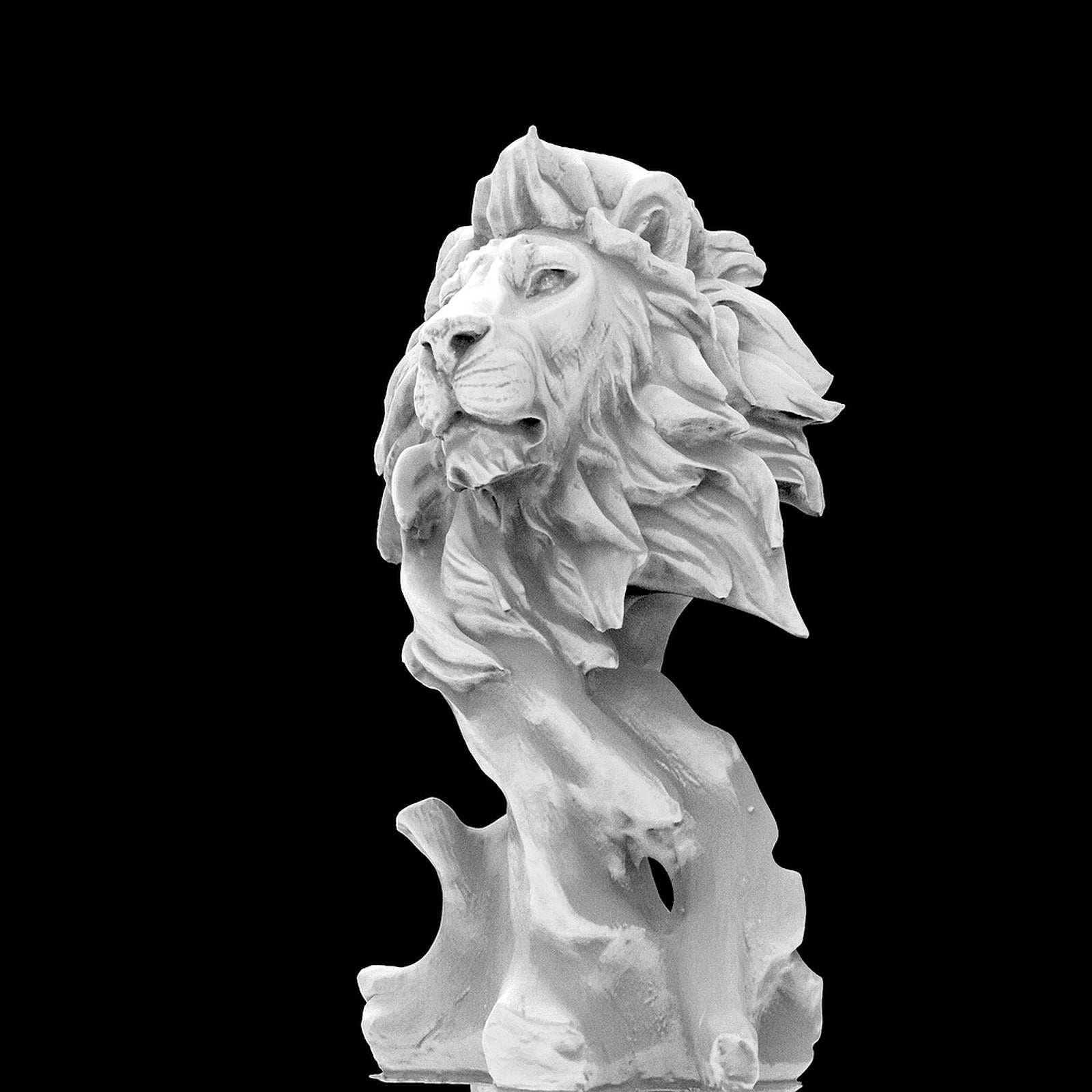 Lion on a Wood (Simba) – 3D Baskı Modeli