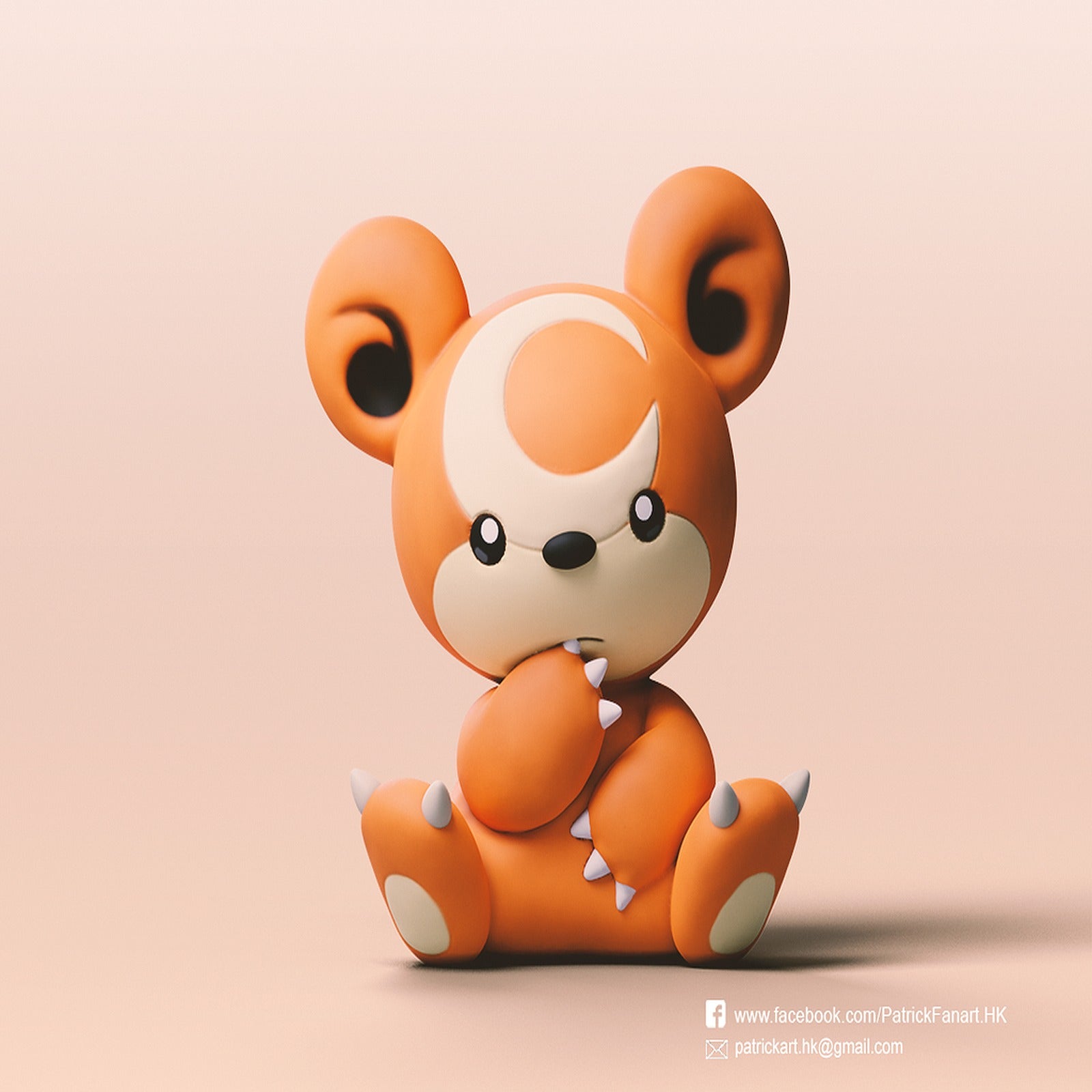 Teddiursa(Pokemon) – 3D Baskı Modeli