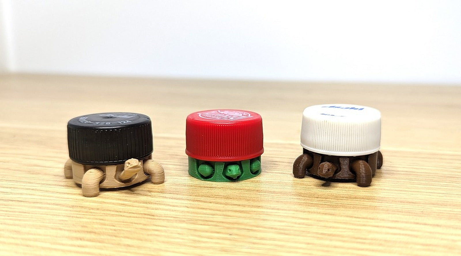 Bottle Cap Turtle – 3D Baskı Modeli