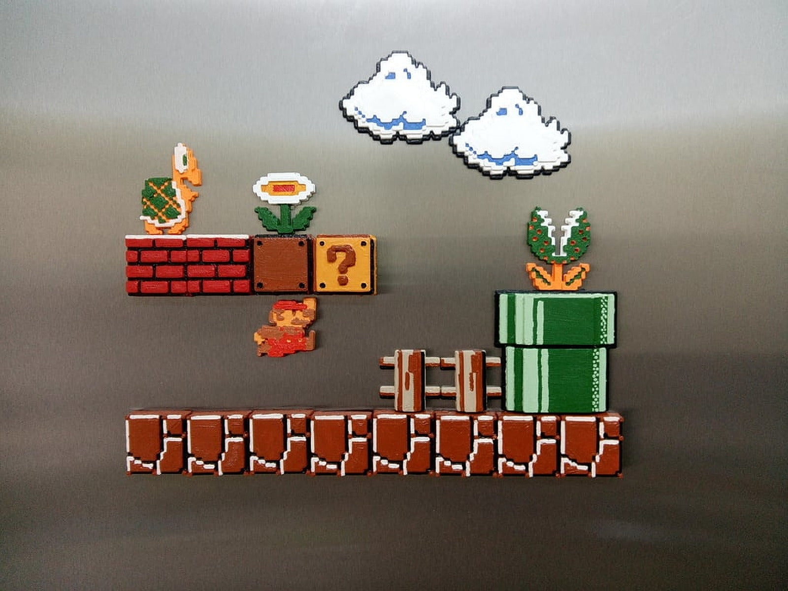 Mario Bros tile set. – 3D Baskı Modeli