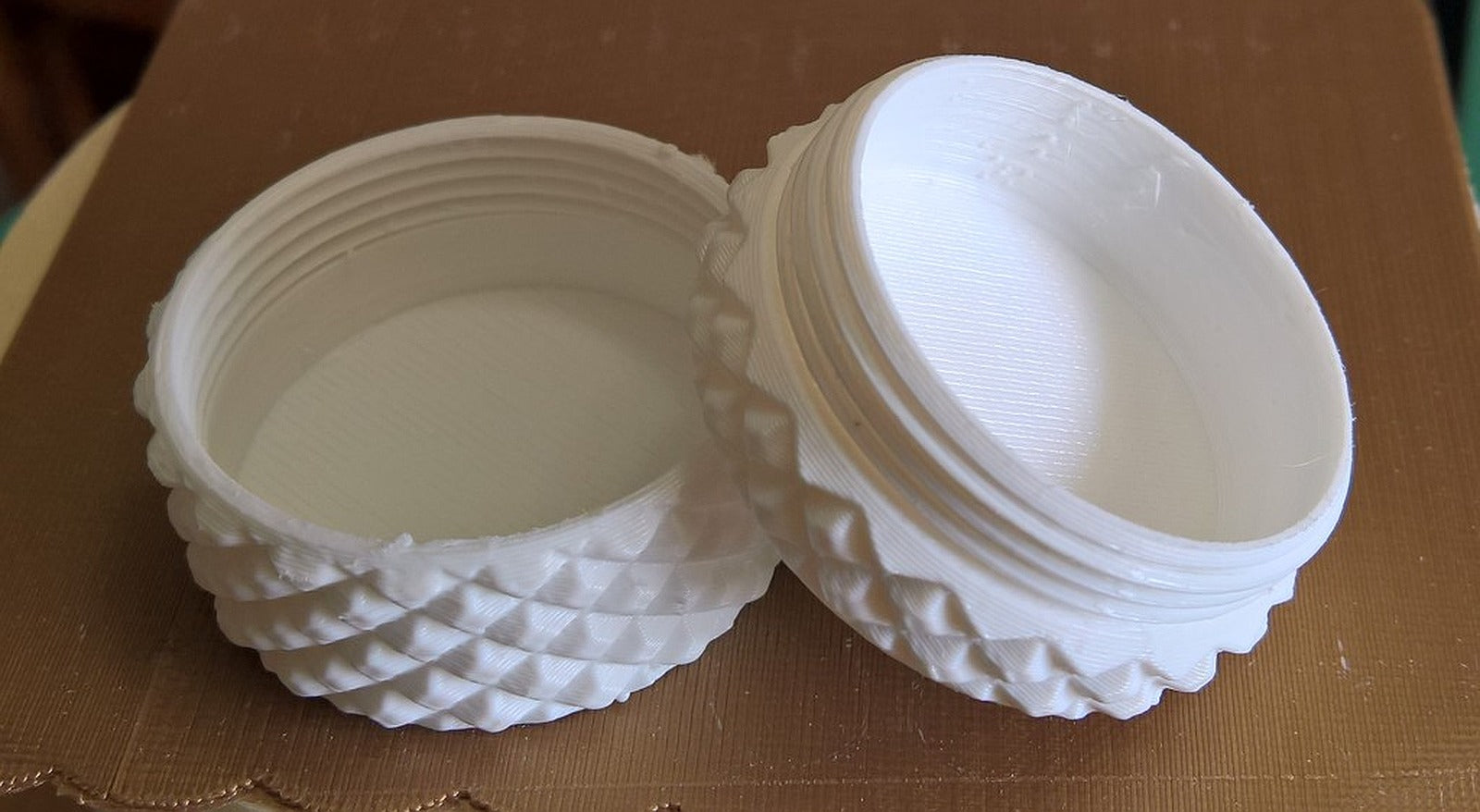 Knurled kutu/düzenleyici – 3D Baskı Modeli