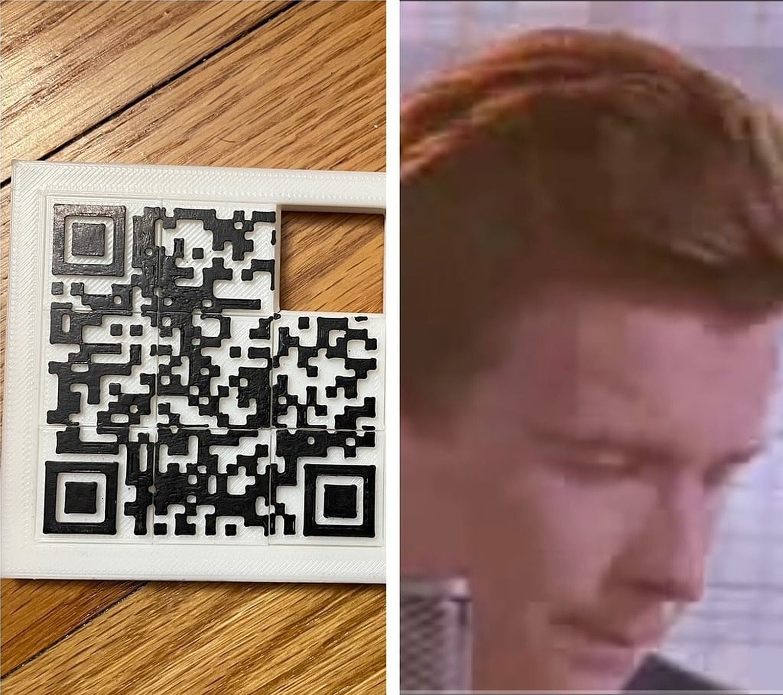 Rick Roll QR Puzzle – 3D Baskı Modeli