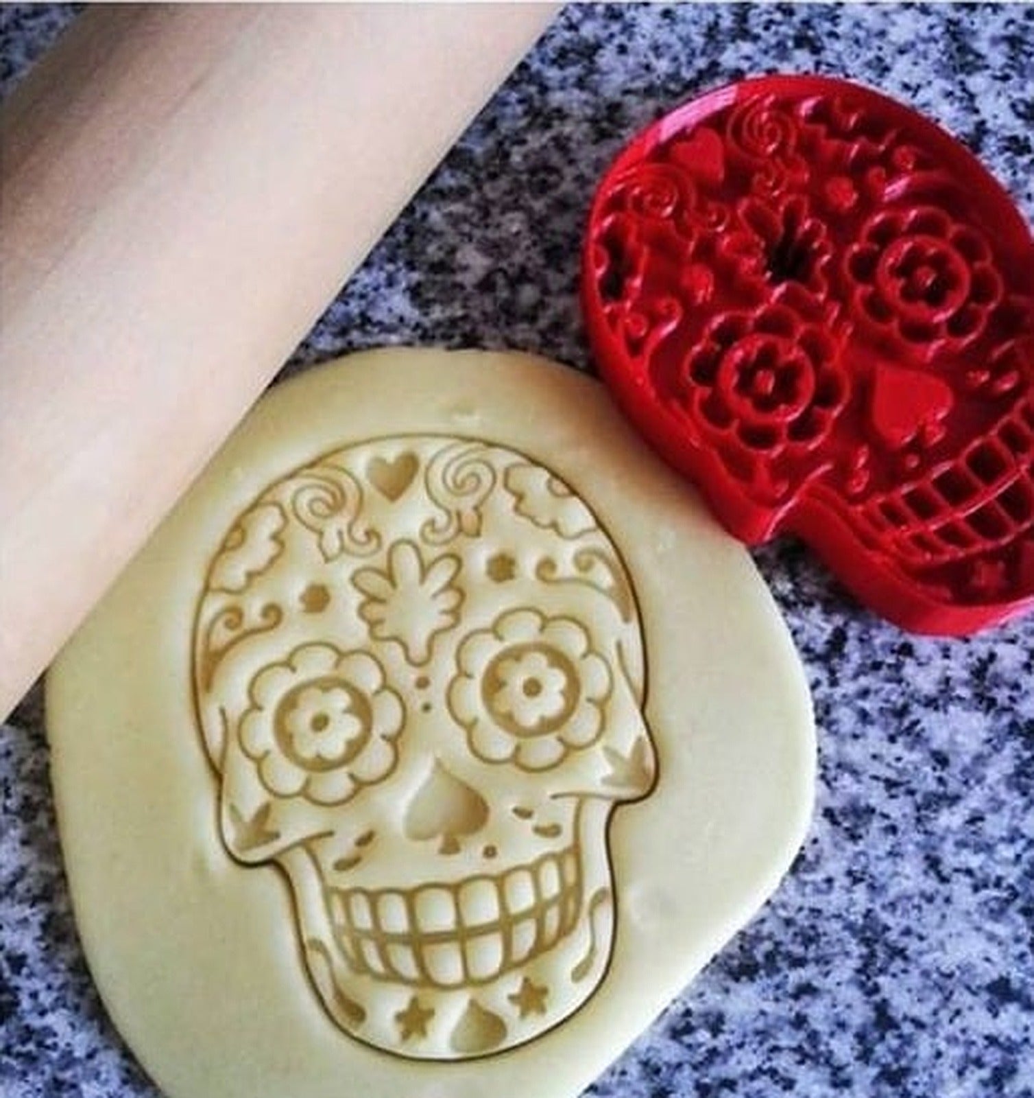 Mexican skull cookie cutter – 3D Baskı Modeli