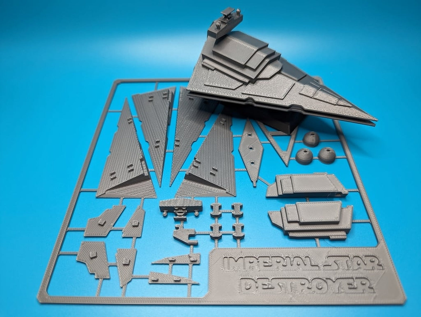 Imperial Star Destroyer Kit Card – 3D Baskı Modeli