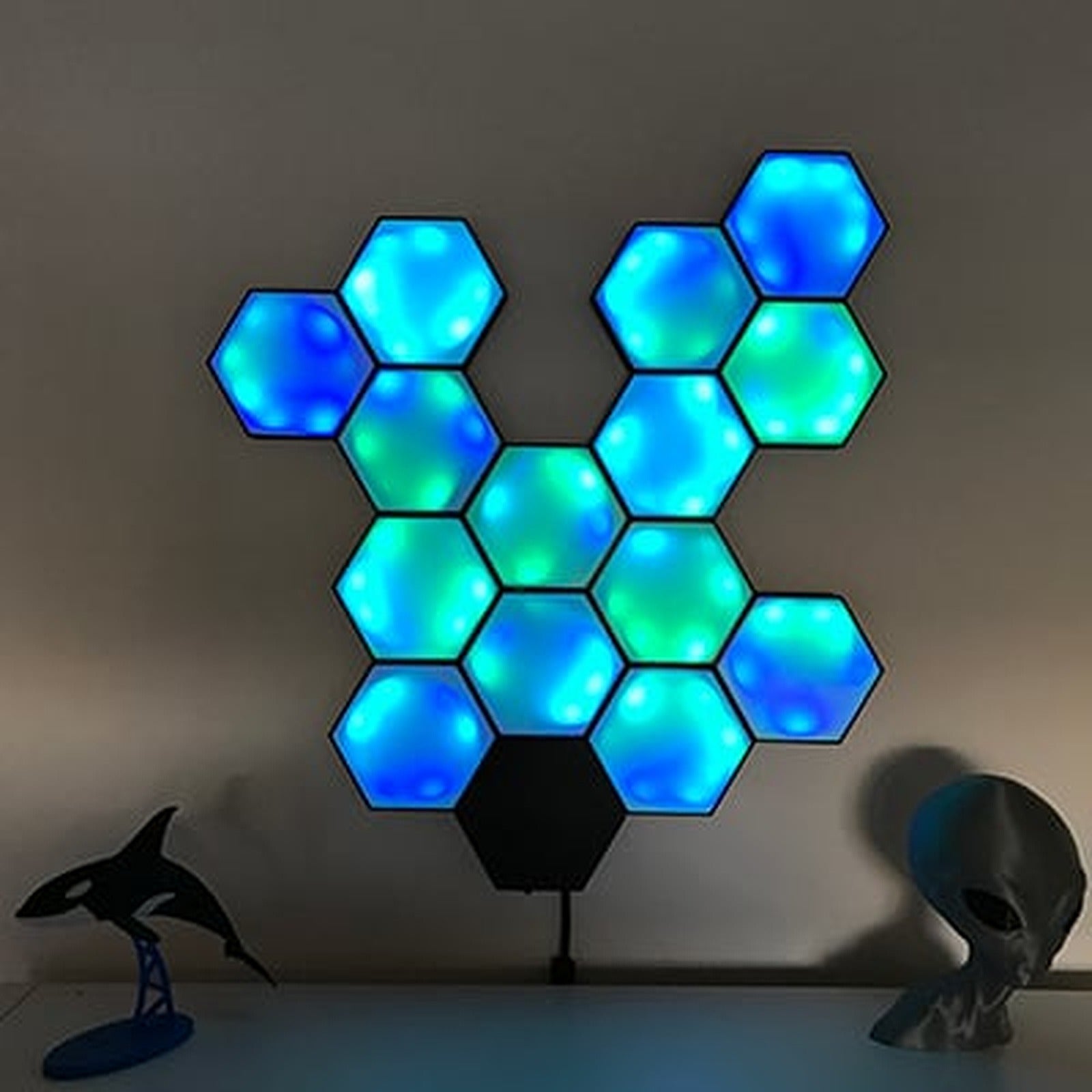 Hexagon LED wall lamp – 3D Baskı Modeli