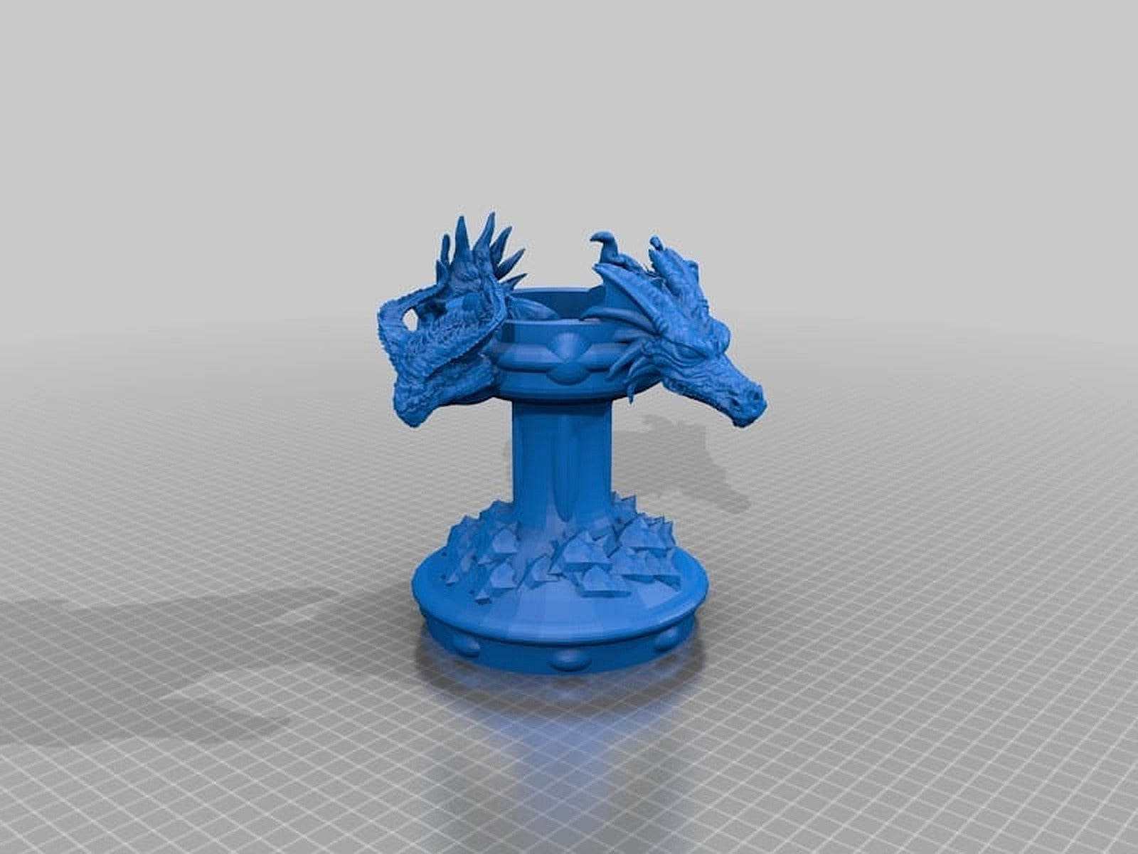 Four Dragons Candlestick – 3D Baskı Modeli