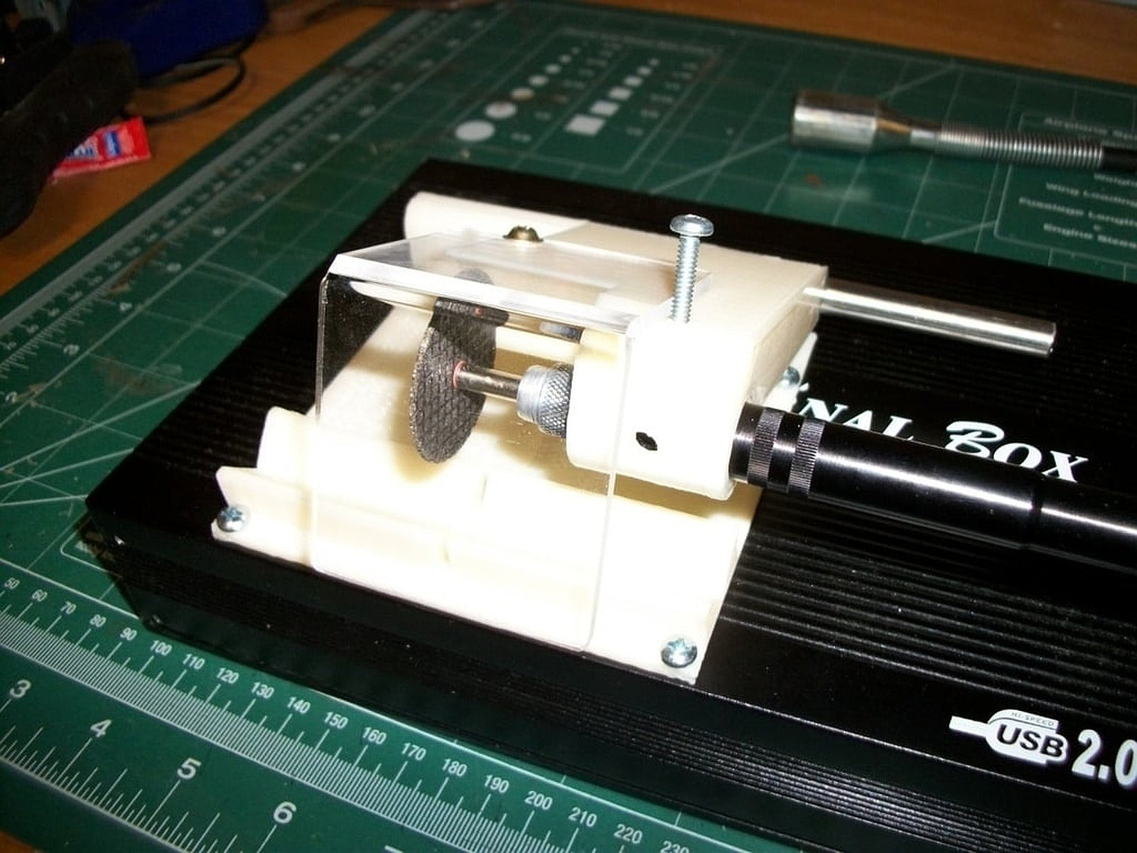 Rotary Tool Cutoff Saw – 3D Baskı Modeli