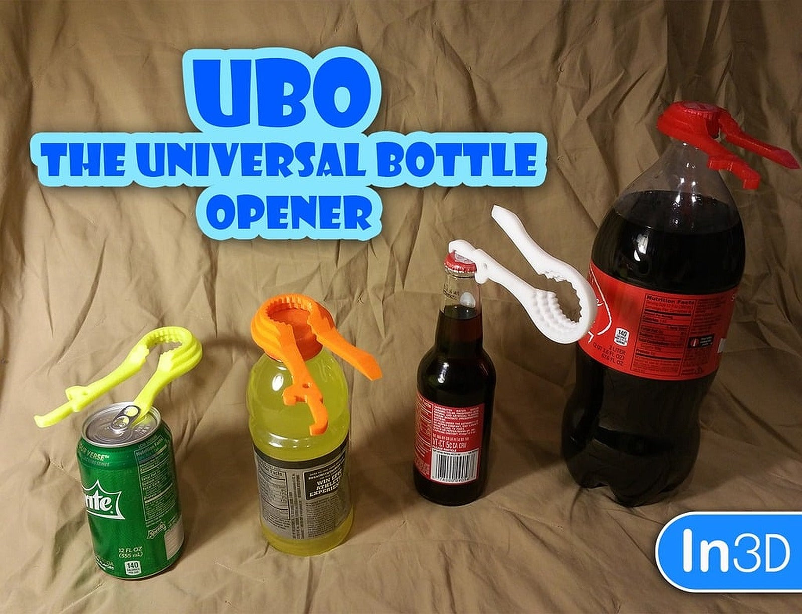 UBO - The Universal Bottle Opener (v1) – 3D Baskı Modeli